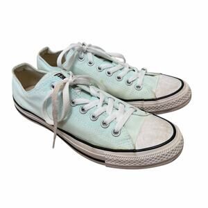 Converse Mint Green Low Top Sneakers Sz 10.5